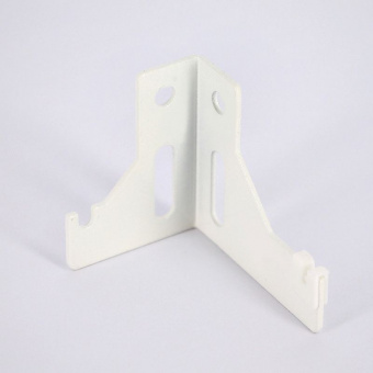 К9.2. правый Кронштейн настенн для 10/11 типов, белый, с пласт. вставкой